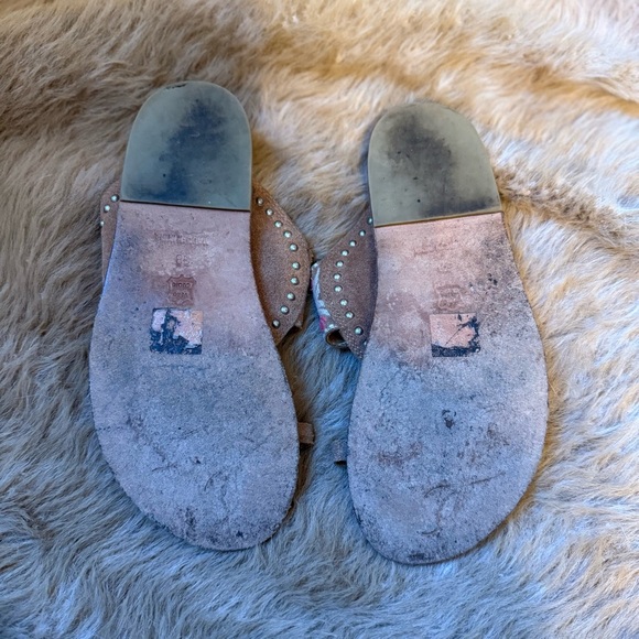 Free People Embellished Leather Sandals - Picture 2 of 3